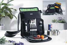 Picnic Shoulder Pack with Deluxe Picnic Service